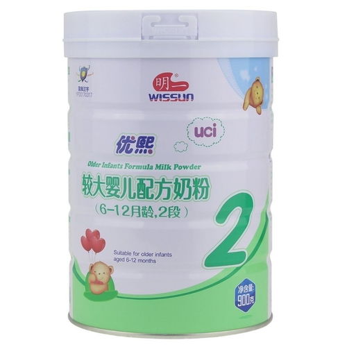明一优熙1,2,3段婴幼儿配方牛奶粉 900克罐装正品，守护宝宝健康成长